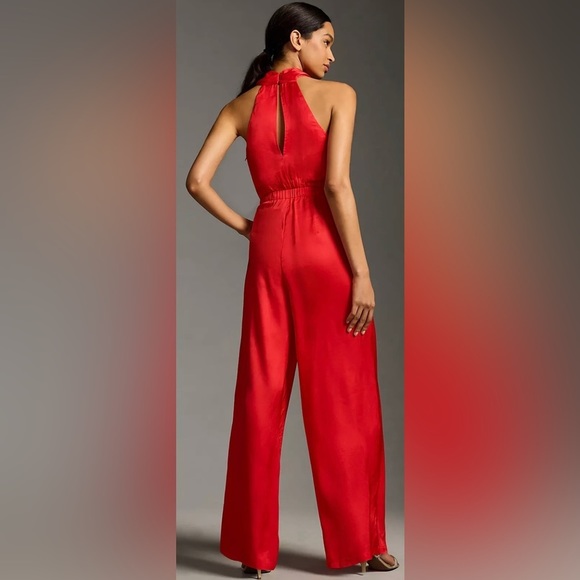 NWT Anthropologie DOLAN Halter Neck Jumpsuit - Picture 2 of 3